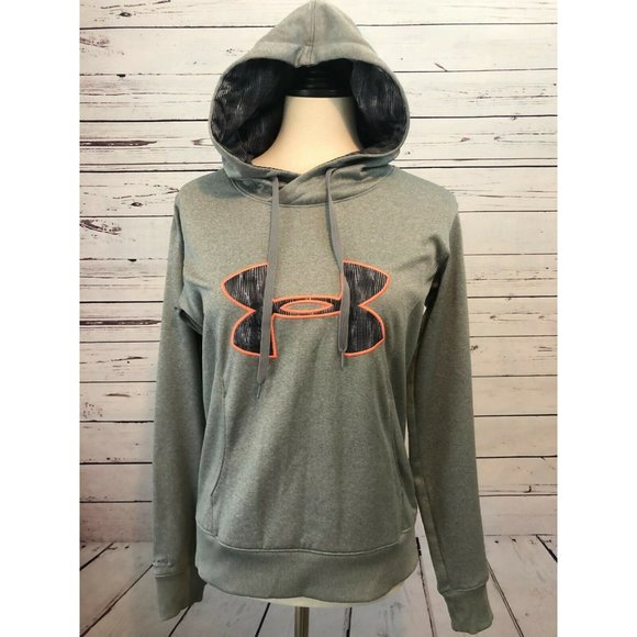 Under Armour Storm ColdGear Womans Hoodie Sweatshirt Small Semi Fitted Hooded - Picture 1 of 9